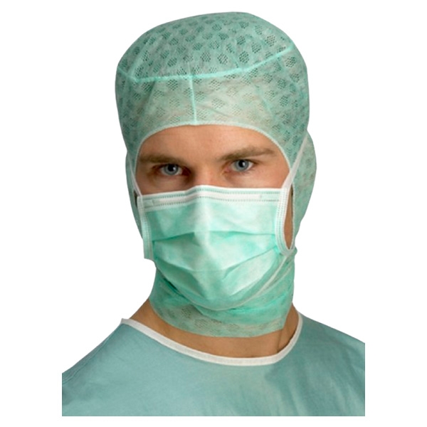 Barrier munnbind med knytebånd og neseklemme /50