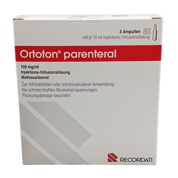 Ortoton parenteral 100 mg/ml Injektions-/infusionsvätska 3x10 ml