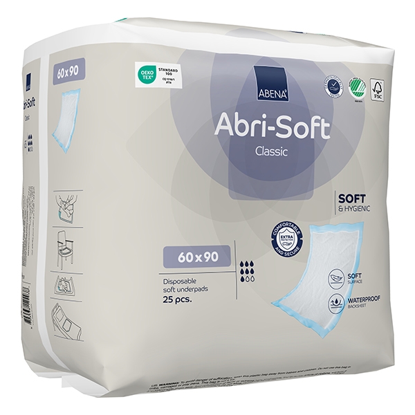 Absorber underlägg Abri-Soft Classic 60x90 cm /25