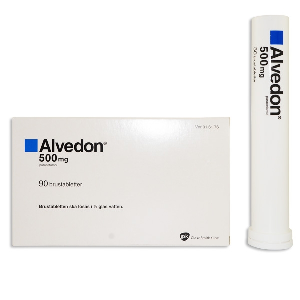 Alvedon® 500 mg 3 x 30 brustabletter