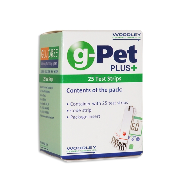 G-Pet Plus+ teststrimler (Ny version) /25