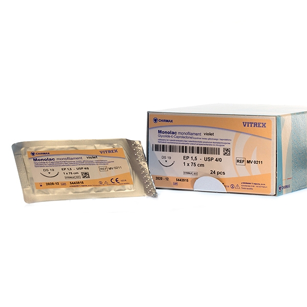 Monolac Lila 4/0 DS-19 75 cm /24