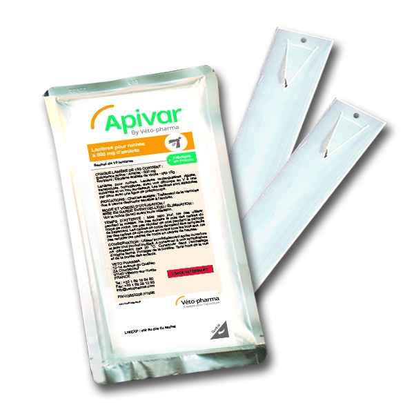 Apivar 500 mg/ml 3,33% 10 st