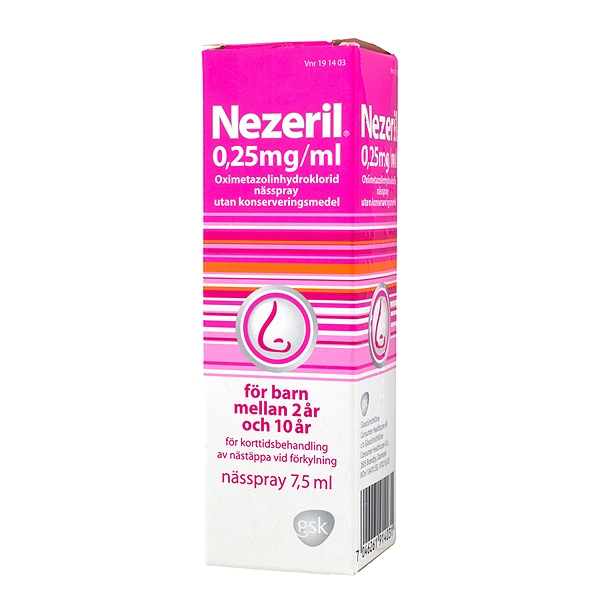 Nezeril® 0,25 mg/ml 7.5 ml