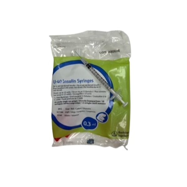 Insulinspruta ProZinc U-40 120 sprutor 0,3 ml /fp