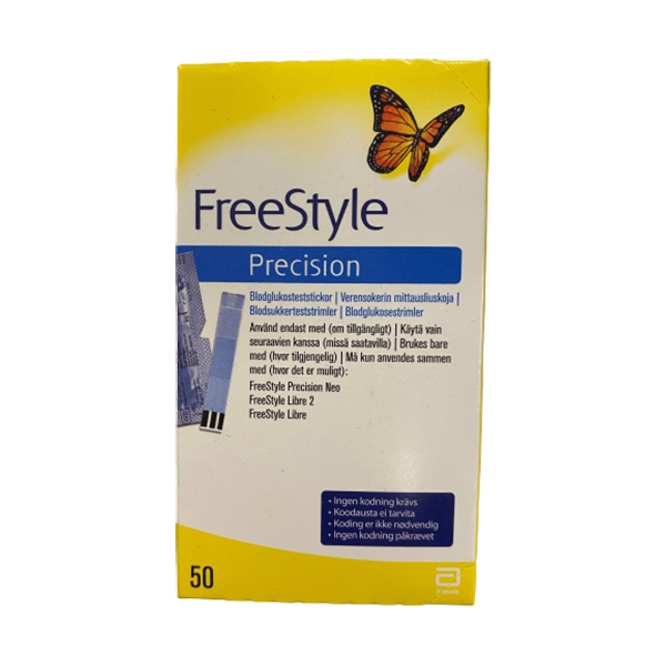 FreeStyle Precision glukose teststrimler /50