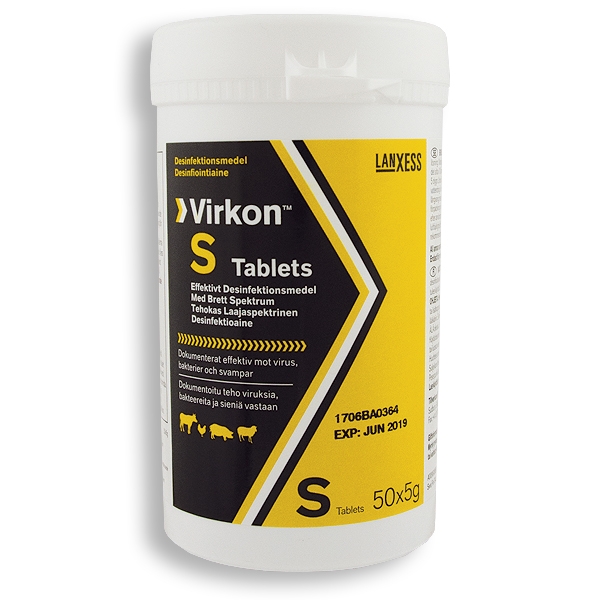 Virkon S overfladedesinfektion tabletter /50
