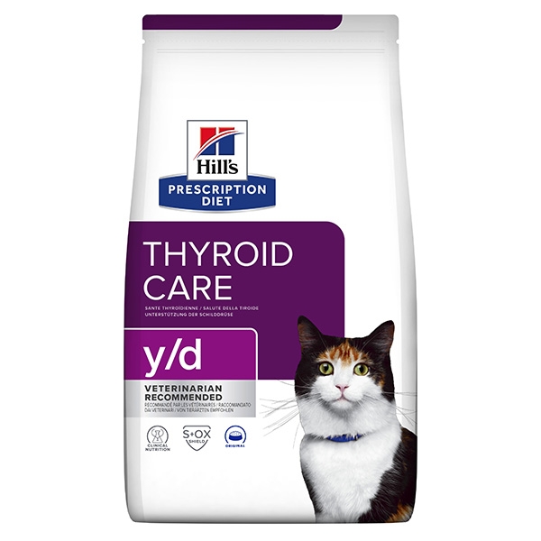 Hill's PRESCRIPTION DIET y/d Thyroid Care tørrfôr til katt 1.5kg pose