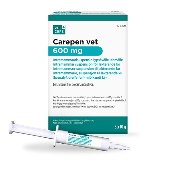 Carepen vet. 600 mg 5 x 10 gram