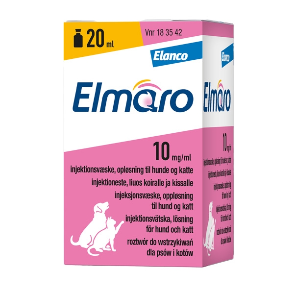 Elmaro injektionsvätska 10 mg/ml 20 ml