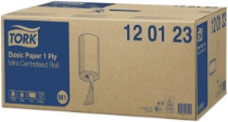 Tørkepapir mini Tork Basic M1 hvit 120 m /rull
