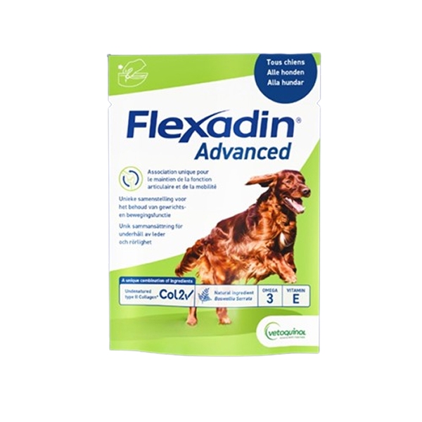 Flexadin Advanced Boswellia tyggetabletter til hunde /30