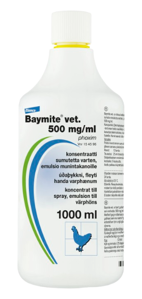 Baymite vet 500 mg/ml 1000 ml