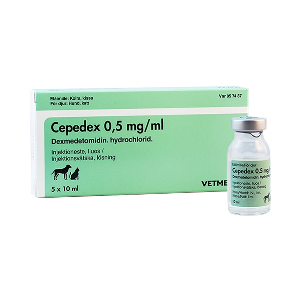 Cepedex inj. vätska 0,5 mg/ml 5 x 10 ml