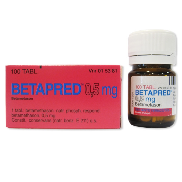 Betapred 0,5 mg 100 st