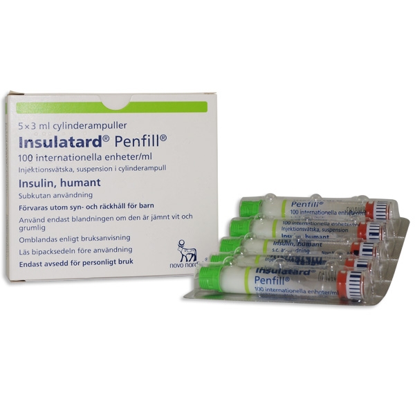 Insulatard® Penfill® 5 x 3 ml