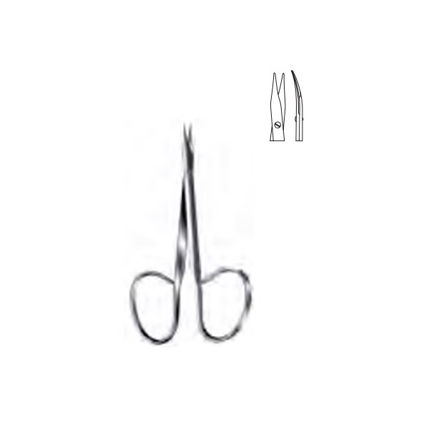 Ögonsax Iris Stevens böjd 10 cm /st