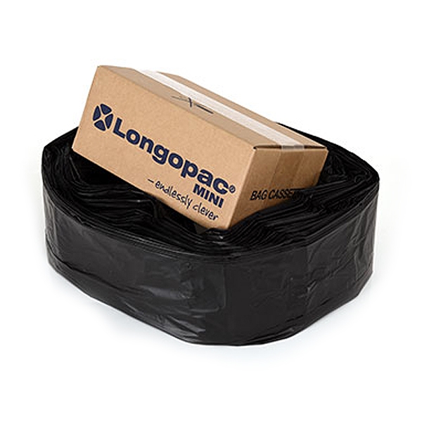 Longopac Mini Strong svart 75 buntband 45 m /st