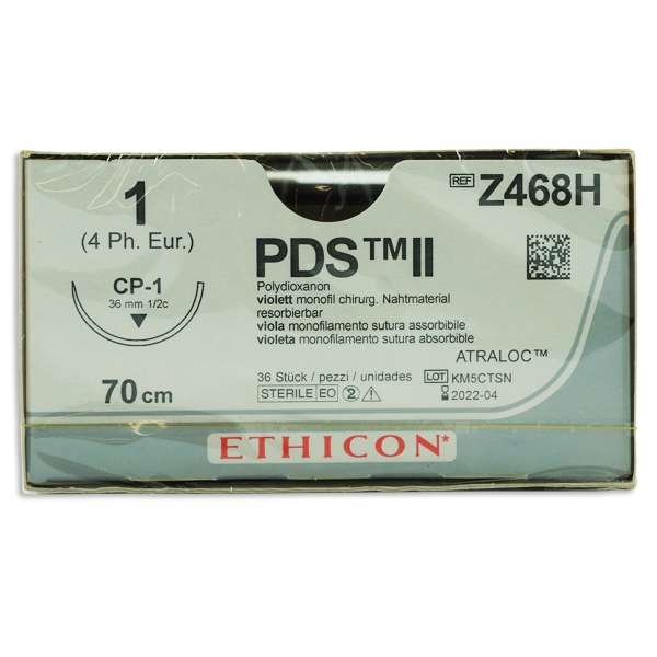 PDS II Z468H lila 1 OS nål CP-1 70 cm /36