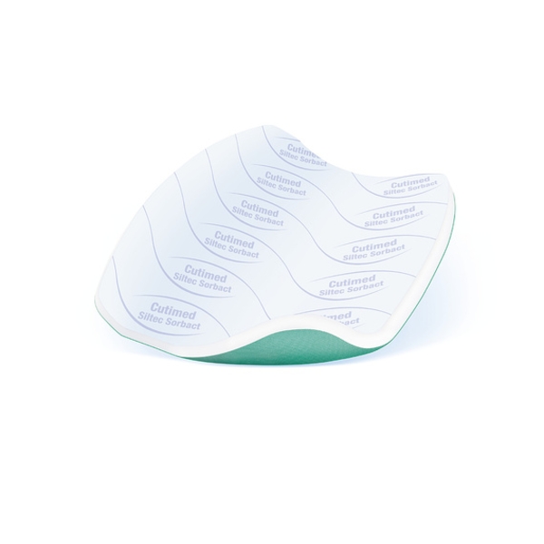 Cutimed Siltec Sorbact 15x15 cm /10