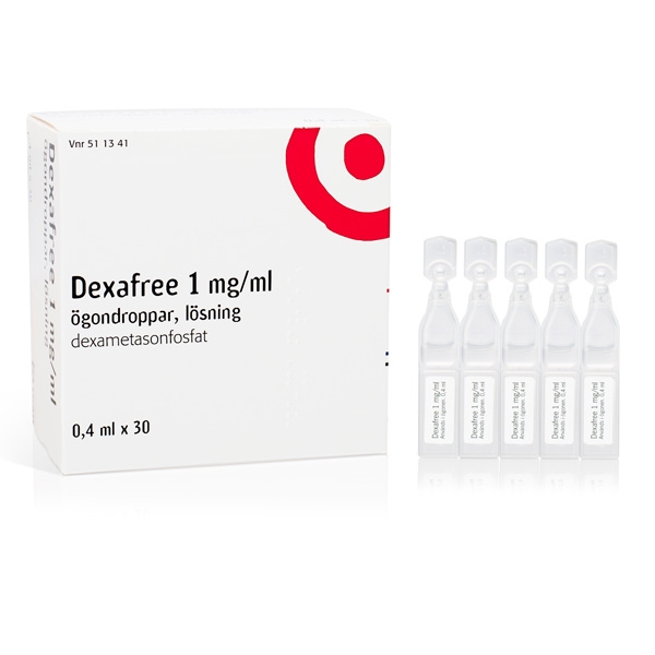 Dexafree 1 mg/ml 30 endosbehållare