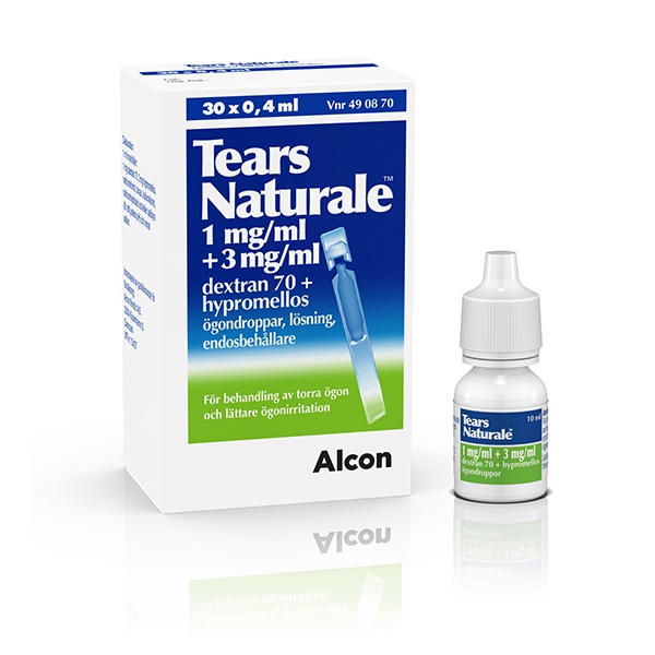 Tears Naturale 3 mg/ml + 1 mg/ml 30 x 0,4 ml