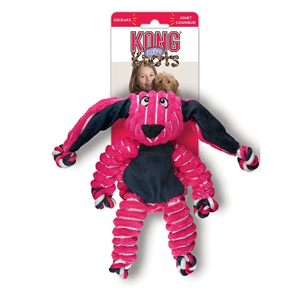 KONG Floppy Knots kanin small/medium /st