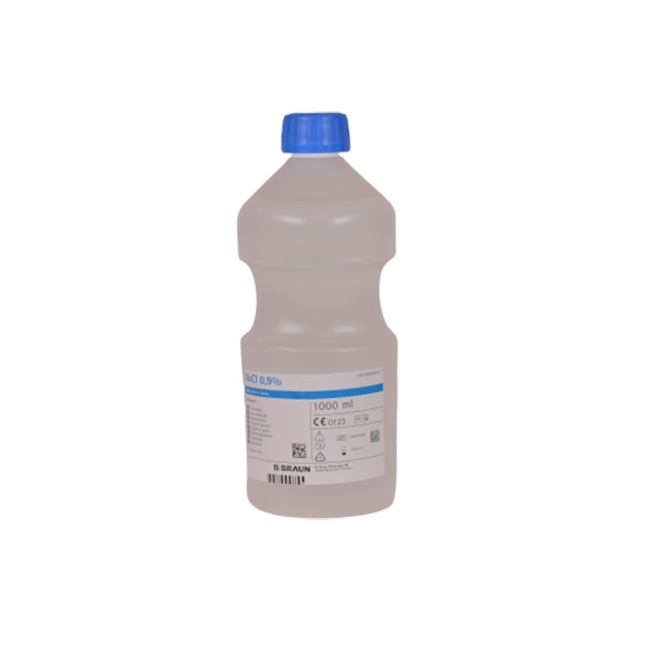 NaCl Braun Eco 9 mg skyllevæske 6x1000 ml /pk