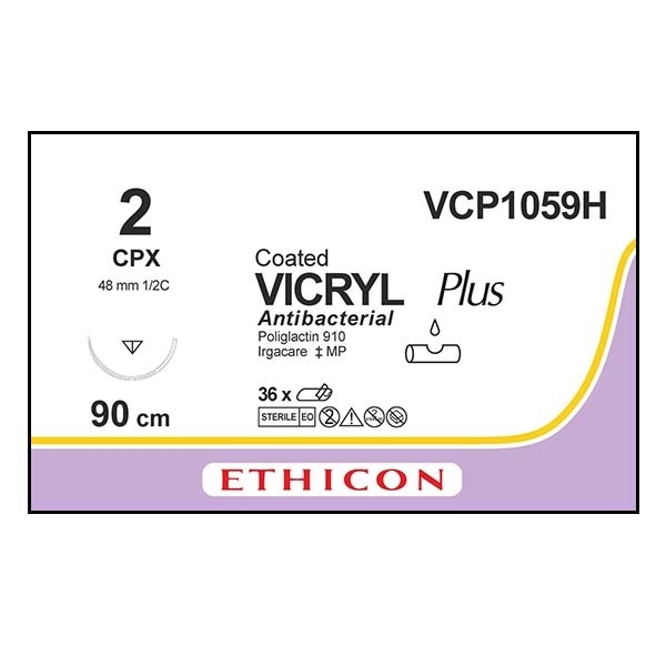 Vicryl Plus VCP1059H OS 2 CPX 90 cm /36
