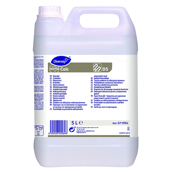 Afkalkningsmiddel Suma Calc D5 5 liter /dunk