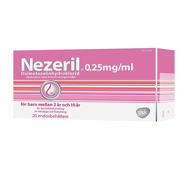 Nezeril® 0,25 mg/ml 2 x 10 x 0,1 ml