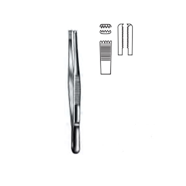 Ögonpincett Iris Adlercreutz 4x5 hakar 15 cm /st