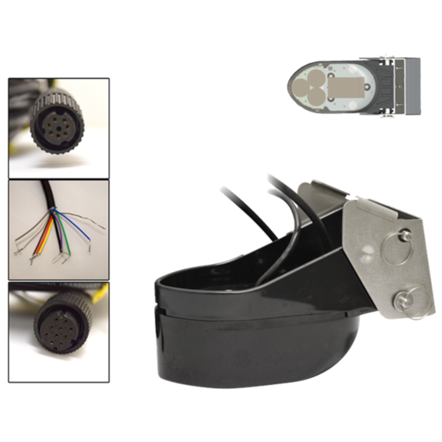 Airmar DFF3D 50/200 COMBO TRANSOM MNT — 165T-50/200-TM260